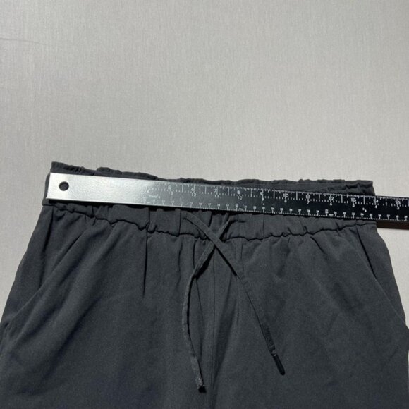 Lululemon Keep Moving Pants Womens 8 Black Pull On Tapered Joggers High Rise - Picture 10 of 16